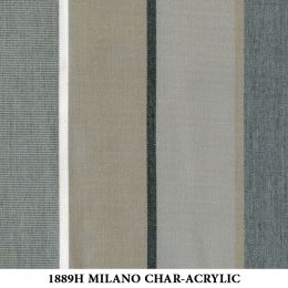 1889H MILANO CHAR STRIPE-ACRYLIC