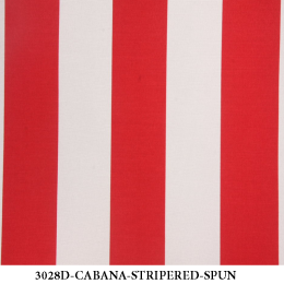 3028D CABANA RED STRIPE-SPUN