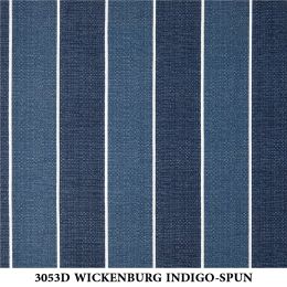 3053D WICKENBURG INDIGO STRIPE-SPUN
