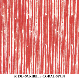 6013D SCRIBBLE CORAL-SPUN