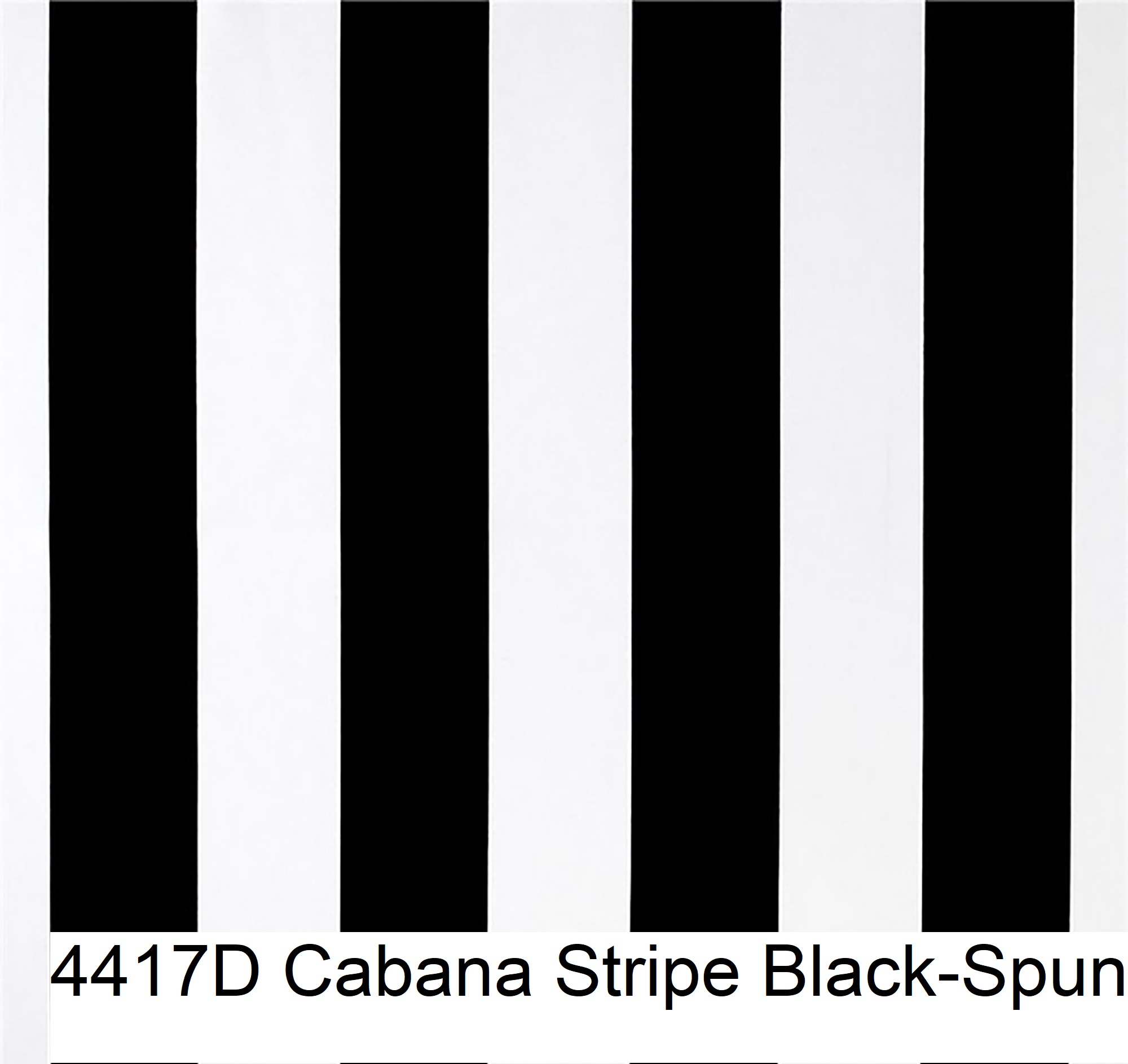 4417D Cabana Stripe Black