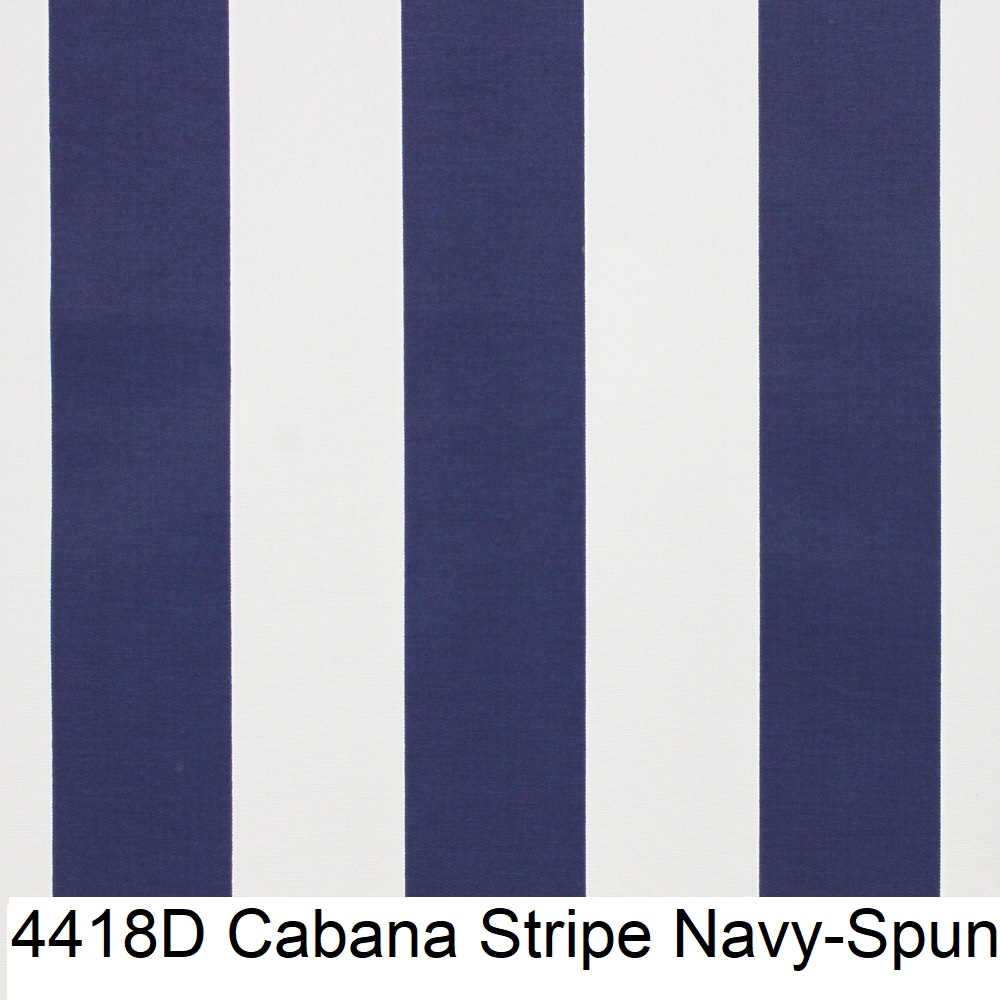 4418D Cabana Stripe Navy-Spun