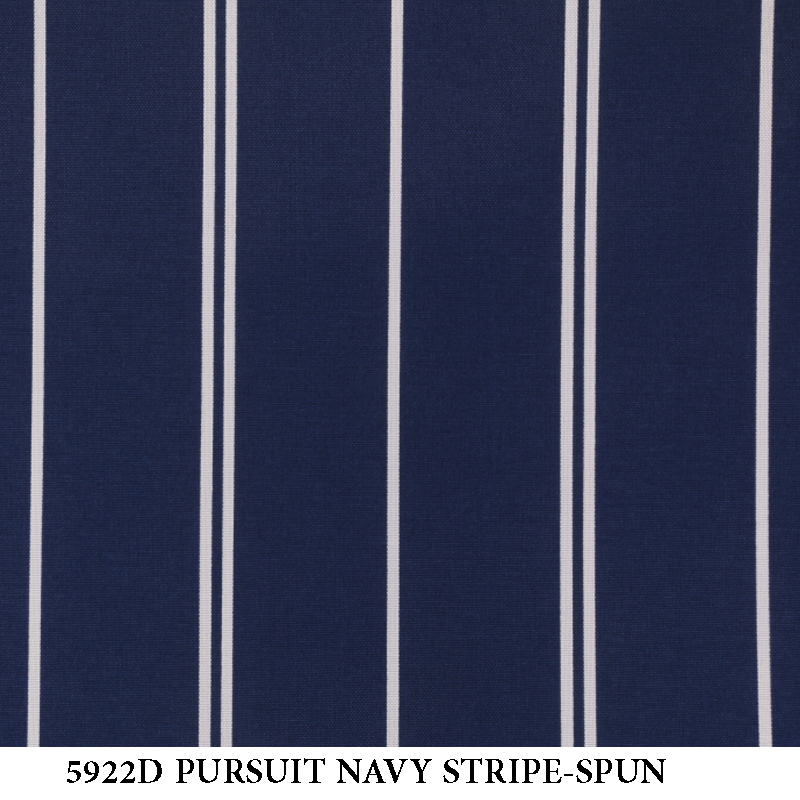 5922D Pursuit Navy Stripe-Spun