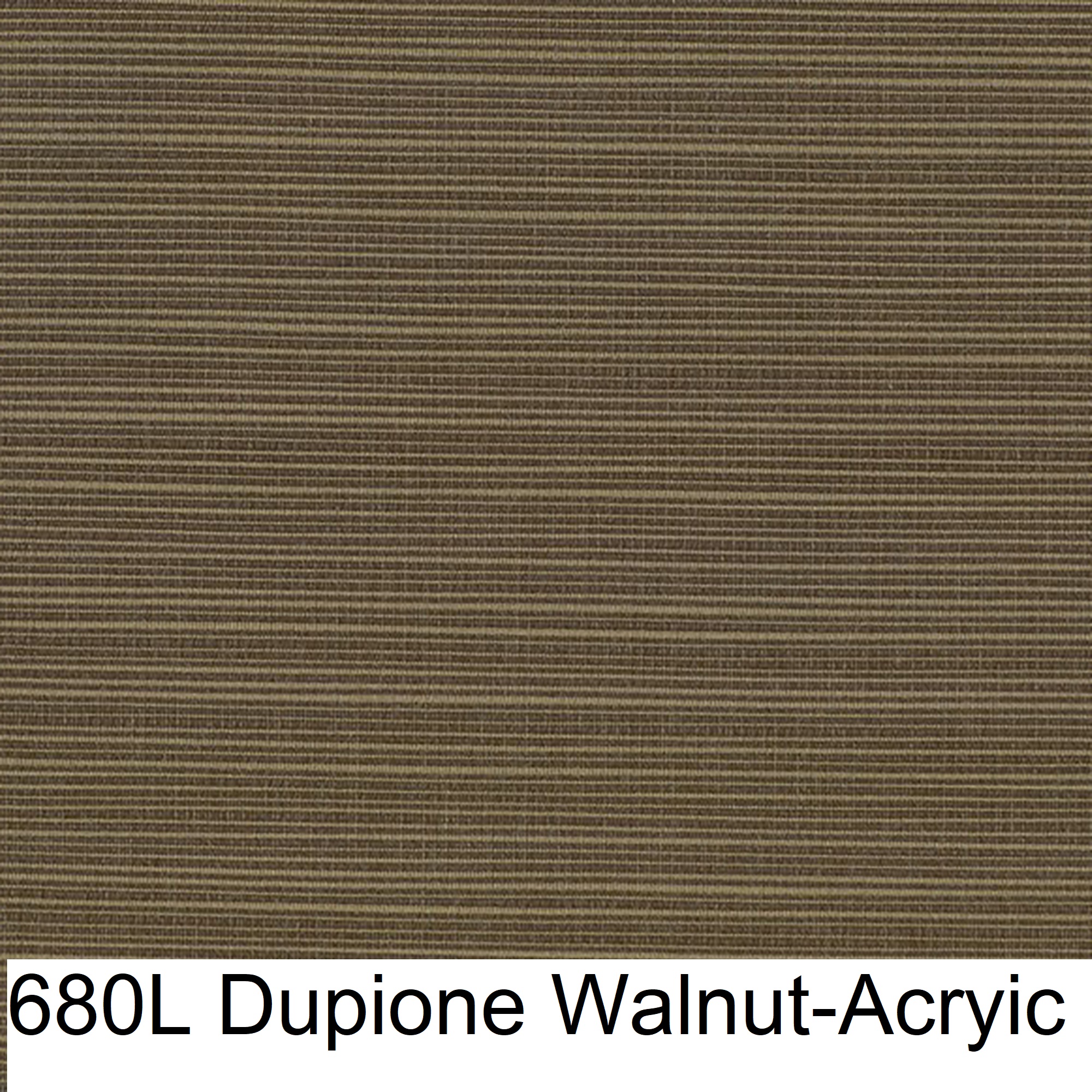 680L Dupione Walnut-Acrylic