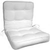 Button Tufted Box Edge Chair Cushion 22" x 48" x 4"