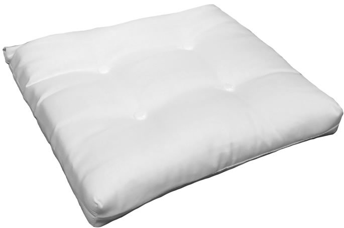 Ottoman Cushions French Edge with Buttons  (11 Sizes) (Size: 17x20 without Ties)